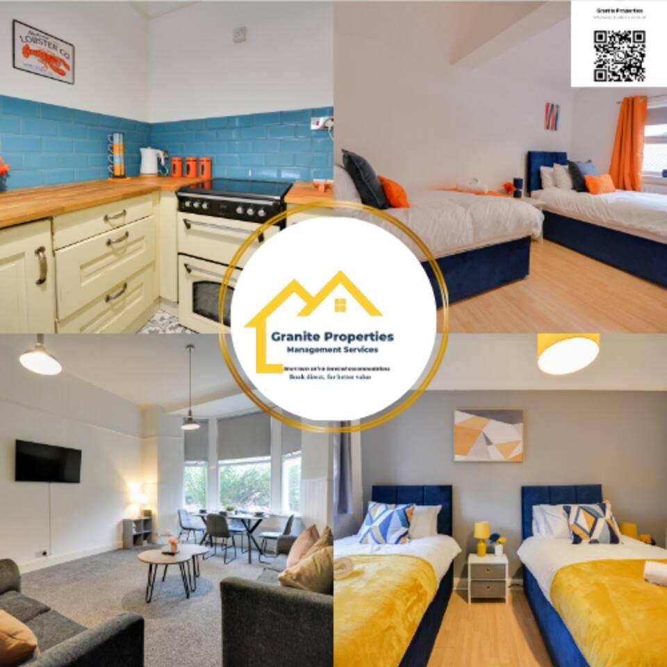 Luxurious and Roomy 2-BD Apartment: Freee Parking