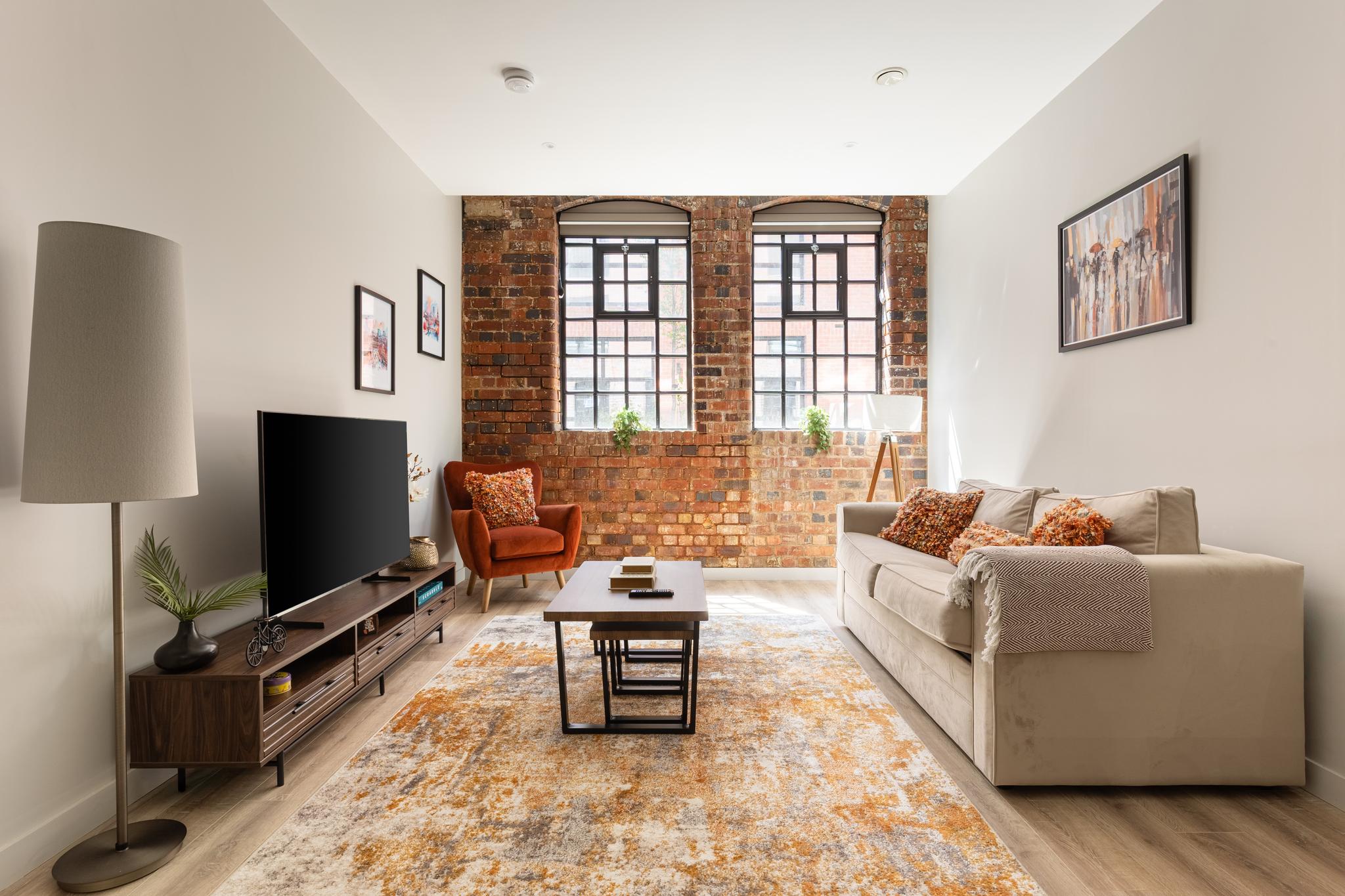 The Brickworks - Grade II Boutique Stay, 2 Bed.