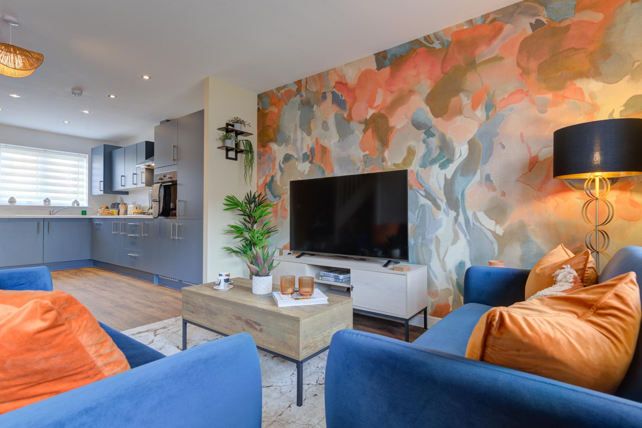 Stylish 3BR Stay in Bourne with Parking4