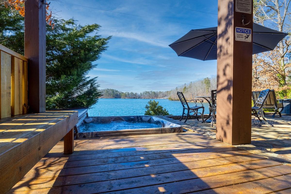 The Hangout at Lake Keowee with Hot Tub & Dock!1