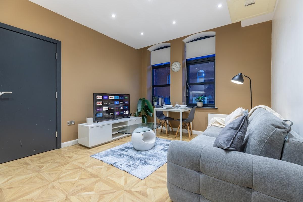 Leeds Central Cosy 1BD Flat | 10 mins to Station!