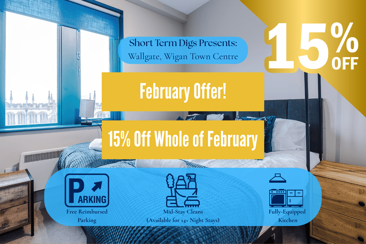 Central Wigan|Free Parking|Business|Leisure