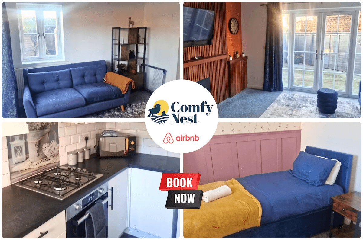 3BR Home By Comfy Nest Short Term Rental Rushden1
