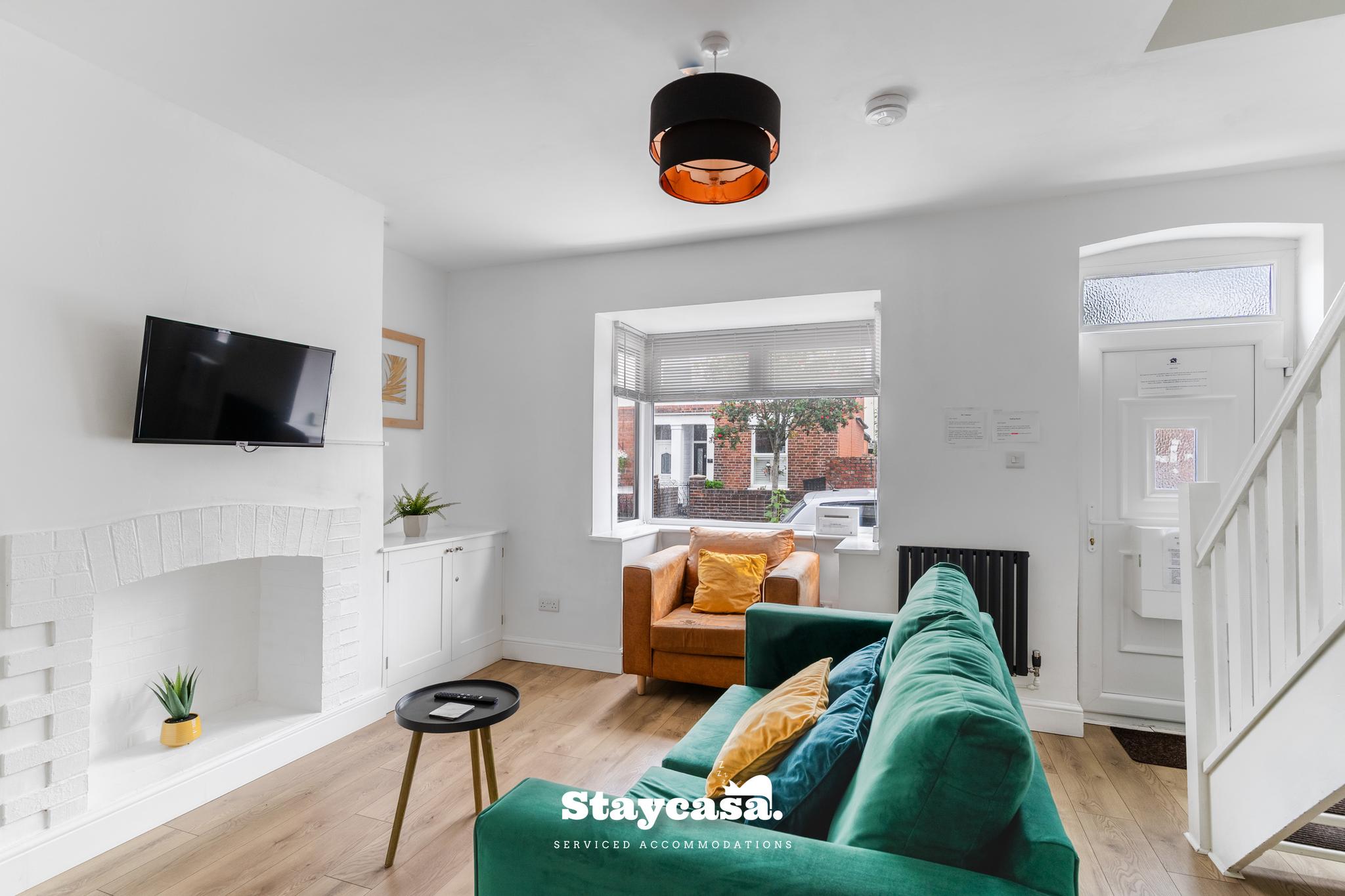 Spacious 2BR Home w/ Garden | 2-Min Walk to Town6